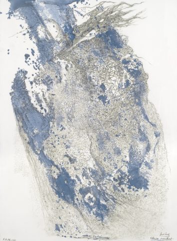 11_Fred Deux, « Dessin parlant », 2011, mine de plomb et encre sur papier, 65 x 50 cm
