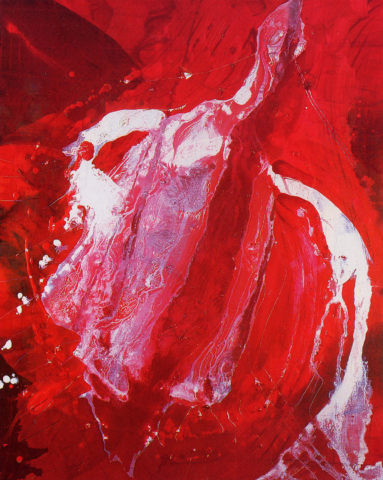 3_Dragon rouge, huile sur toile, 1999