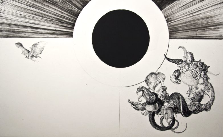 6_Lunven, Le printemps de Pluton, 1964, Gravure, 24,5 x 39,2 cm