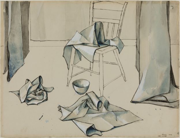 Sans titre, 1939, lavis d'encre et gouache sur papier, 48 x 62,5 cm