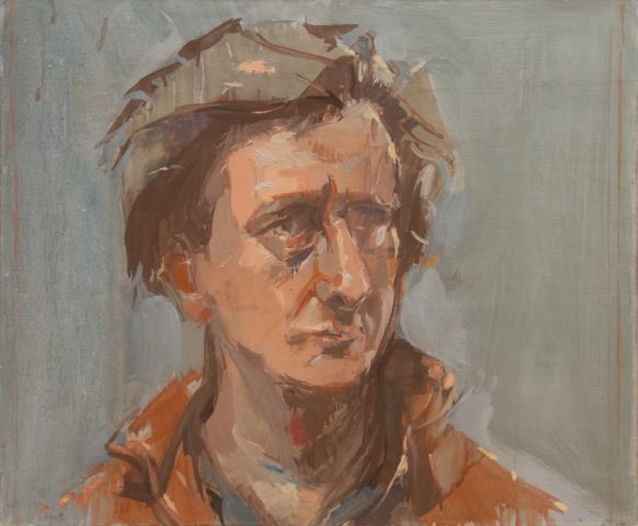 Jean Hélion, Autoportrait, 1959, huile sur toile, 46 x 55 cm