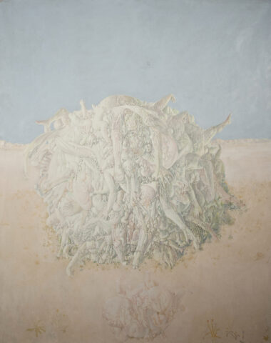 Dado, Sans titre, 1965, huile sur toile, 147 x 114 cm
