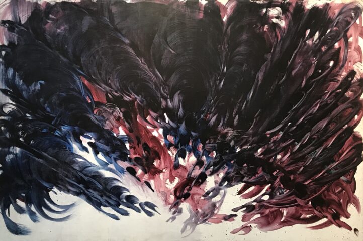 Rene Duvillier, Vents, 1961, huile sur toile, 130 x193 cm